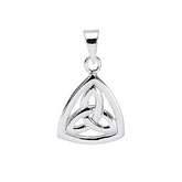 Celtic Trinity Knot Sterling Silver Necklace